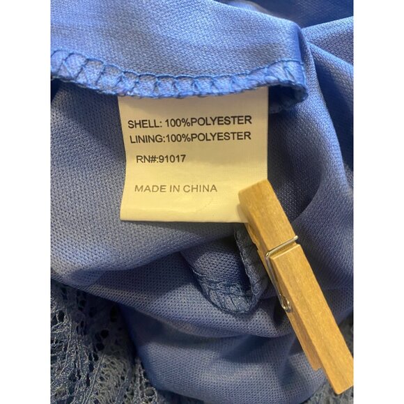 Solitaire Boho Blue Skirt Size S - Picture 7 of 7